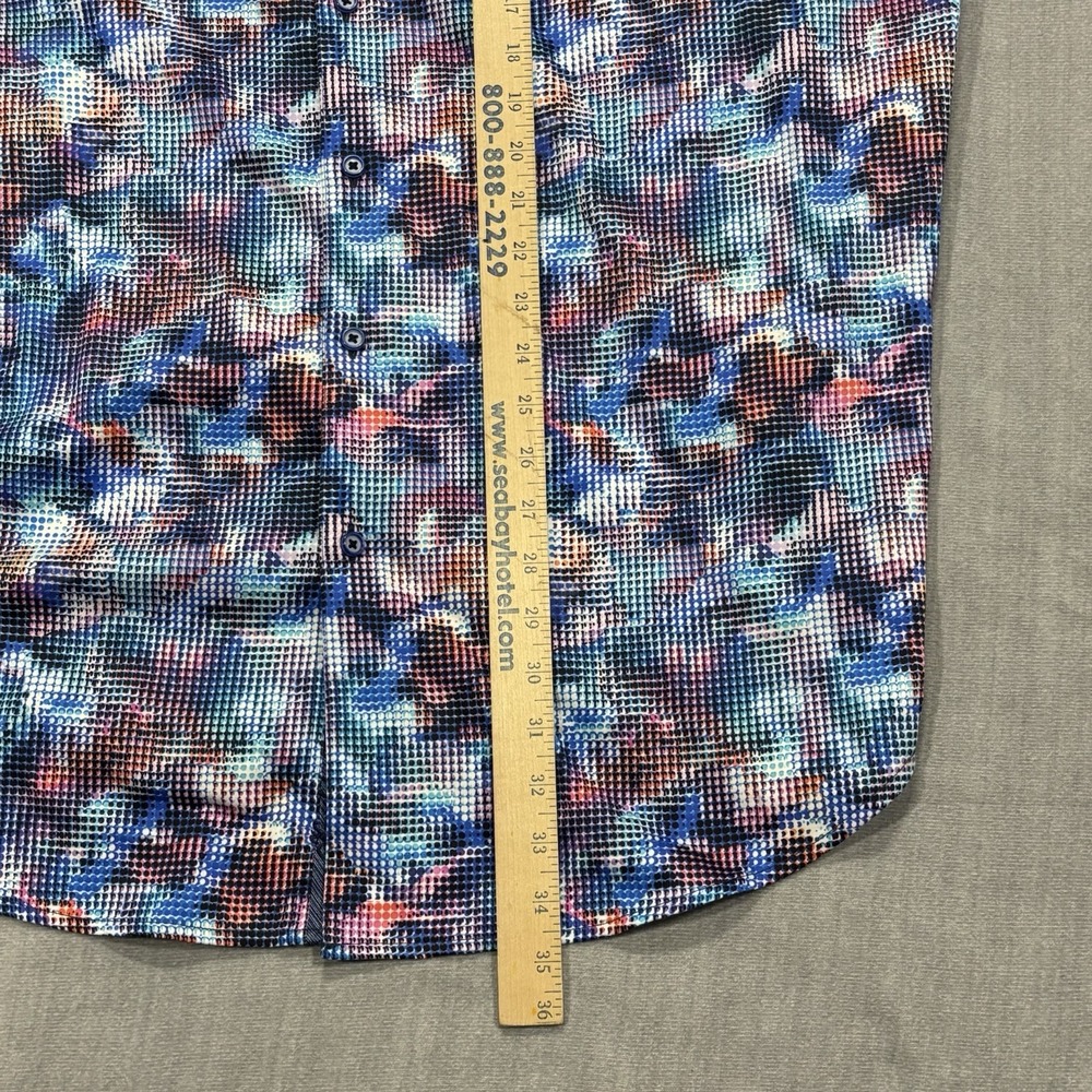 Robert Graham Outer Banks Artisan Dot Button Up Shirt Mens XLT Geometric Stretch - Picture 8 of 10